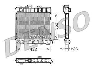 DRM05026 (DENSO) Радиатор основнойBMW 3 E30 81-94