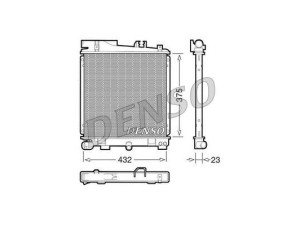 DRM05029 (DENSO) Радіатор основнийBMW 3 E30 81-94