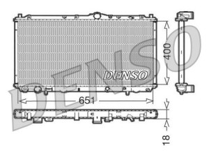 DRM33061 (DENSO) Радиатор основнойMitsubishi Space Star 98-12 Mitsubishi Carisma 95-04 Volvo V40 96-04