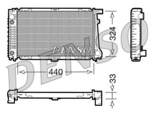 DRM05033 (DENSO) Радиатор основнойBMW 3 E30 81-94