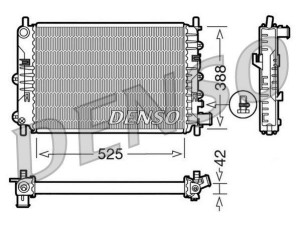 DRM10026 (DENSO) Радиатор основной