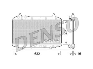 DRM40031 (DENSO) Радиатор основнойHonda Civic 5D 05-12