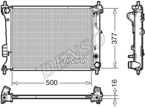 DRM41013 (DENSO) Радіатор основнийHyundai i-20 08-14