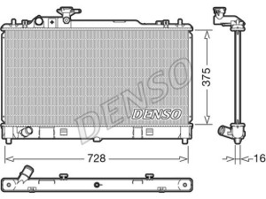 DRM44033 (DENSO) Радиатор основнойMazda 6 02-07