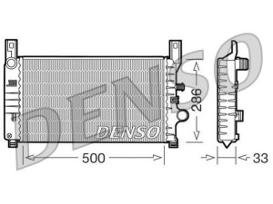 DRM10034 (DENSO) Радиатор основной