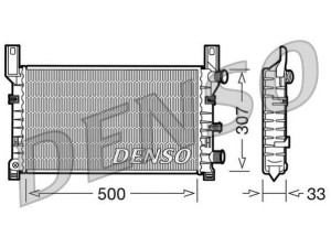 DRM10035 (DENSO) Радиатор основной