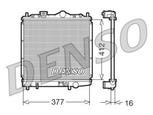 DRM45001 (DENSO) Радиатор основнойMitsubishi Colt 95-02