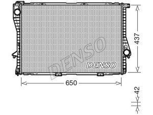 DRM05048 (DENSO) Радіатор основнийBMW 5 E39 97-04