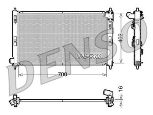 DRM45023 (DENSO) Радіатор основнийMitsubishi Outlander XL 07-12 Mitsubishi ASX 10-23 Mitsubishi Lancer X 07-