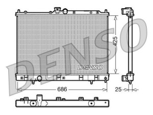 DRM45028 (DENSO) Радиатор основнойMitsubishi Outlander 02-07