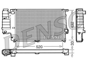 DRM05063 (DENSO) Радіатор основнийBMW 5 E39 97-04