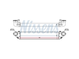 96714 (NISSENS) Радіатор інтеркулераMercedes-Benz SLK R171 04-11 Mercedes-Benz C-Class W203 00-07 Mercedes-Benz CLK W209 02-10