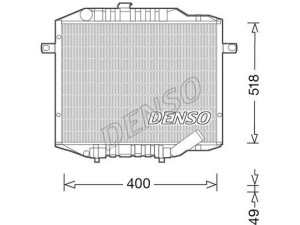 DRM45037 (DENSO) Радиатор основнойMitsubishi L300 86-04