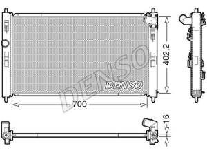 DRM45050 (DENSO) Радіатор основнийMitsubishi ASX 10-23