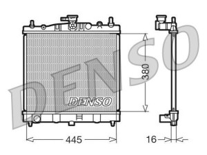 DRM46002 (DENSO) Радиатор основнойRenault Modus 08-12 Nissan Micra 03-10 Nissan Note 05-12