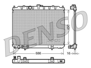 DRM46005 (DENSO) Радиатор основнойNissan X-Trail T30 00-09