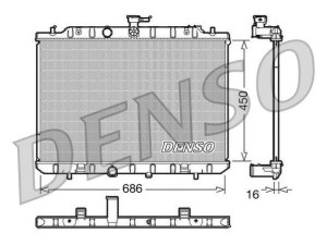 DRM46006 (DENSO) Радиатор основнойNissan X-Trail T31 07-14