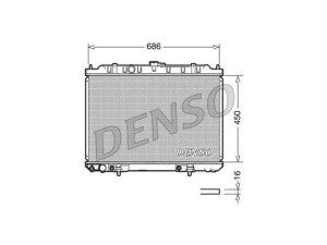 DRM46008 (DENSO) Радиатор основнойNissan X-Trail T30 00-09