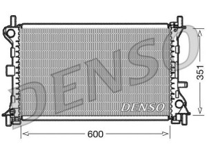 DRM10052 (DENSO) Радіатор основнийFord Focus I 98-04