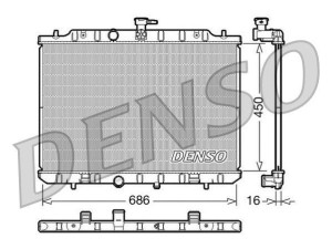 DRM46009 (DENSO) Радиатор основнойNissan X-Trail T31 07-14