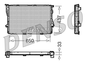 DRM05067 (DENSO) Радіатор основнийBMW 5 E39 97-04