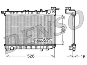 DRM46015 (DENSO) Радиатор основнойNissan Almera N15 95-00