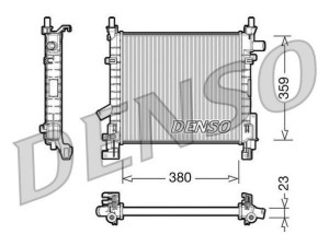 DRM10063 (DENSO) Радіатор основнийFord Ka 96-08