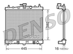 DRM46021 (DENSO) Радиатор основнойNissan Micra 03-10