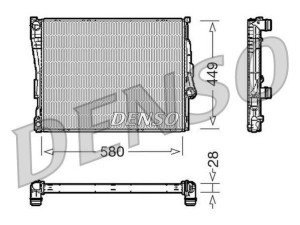 DRM05069 (DENSO) Радіатор основнийBMW 3 E46 99-05 BMW Z4 E89 09-17 BMW Z4 E85-86 02-08