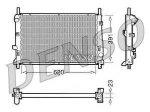 DRM10070 (DENSO) Радиатор основнойFord Mondeo II 96-00 Ford Mondeo III 00-07