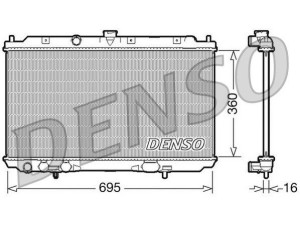 DRM46025 (DENSO) Радиатор основнойNissan Almera N16 00-06