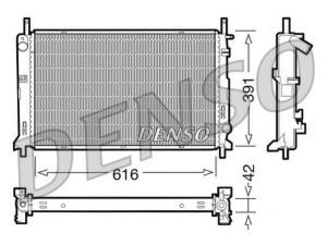 DRM10071 (DENSO) Радиатор основнойFord Mondeo II 96-00