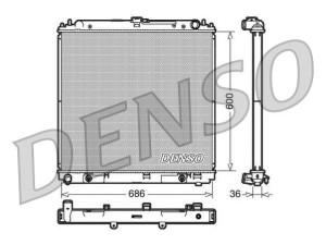 DRM46032 (DENSO) Радиатор основнойNissan Pathfinder R51 04-14