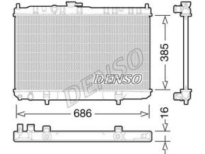 DRM46034 (DENSO) Радиатор основнойNissan Almera Classic N17 06-12