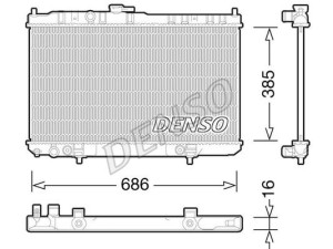 DRM46035 (DENSO) Радиатор основнойNissan Almera Classic N17 06-12