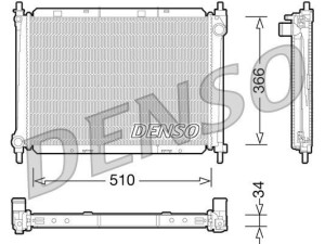 DRM46037 (DENSO) Радиатор основнойNissan Micra 03-10 Nissan Note 05-12