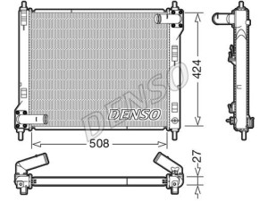 DRM46043 (DENSO) Радіатор основнийNissan Juke 10-19