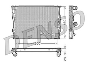 DRM05110 (DENSO) Радиатор основнойBMW 3 E90-93 05-12 BMW X1 E84 09-15 BMW 1 E81-88 04-11