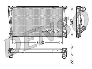 DRM05111 (DENSO) Радіатор основнийBMW X1 E84 09-15 BMW 1 E81-88 04-11 BMW X3 F25 10-17