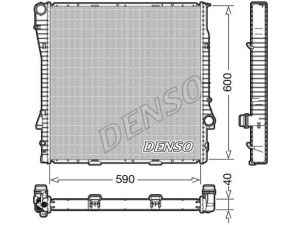 DRM05112 (DENSO) Радиатор основнойBMW X5 E53 00-07