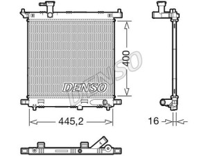 DRM46066 (DENSO) Радиатор основнойNissan Note 12-20