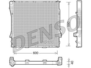 DRM05114 (DENSO) Радіатор основнийBMW X5 E53 00-07