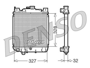 DRM47006 (DENSO) Радиатор основнойSuzuki Swift 90-04