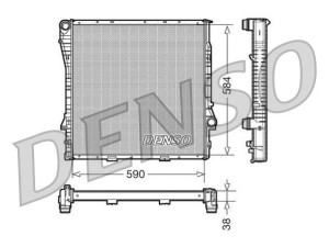 DRM05117 (DENSO) Радиатор основнойBMW X5 E53 00-07