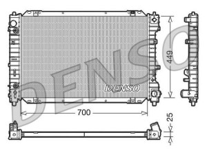 DRM10087 (DENSO) Радіатор основнийFord Escape 00-07