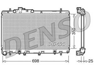 DRM36011 (DENSO) Радіатор основнийSubaru Outback 99-03