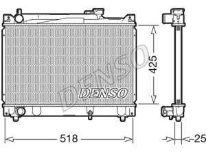 DRM47030 (DENSO) Радіатор основнийSuzuki Grand Vitara 98-05