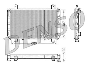 DRM10095 (DENSO) Радіатор основний