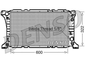 DRM10096 (DENSO) Радіатор основнийFord Transit 86-00