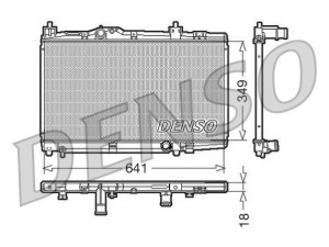 DRM50005 (DENSO) Радіатор основнийToyota Yaris 00-05 Toyota Yaris 05-12